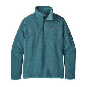 Patagonia teal quarter zip